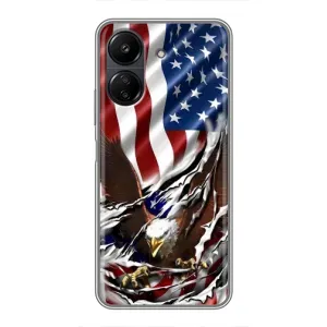 Чохол Прапор USA для Xiaomi POCO C65 (Прапор USA)
