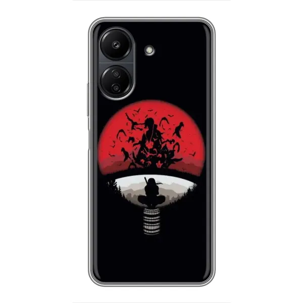 Чехол с рисунком «Итачи на черном» для Xiaomi POCO C65 Чехол с рисунком «Итачи на черном» для Xiaomi POCO C65