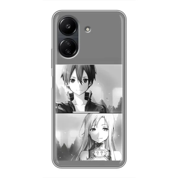Чехол с рисунком «Кирито-Асуна» для Xiaomi POCO C65 Чехол с рисунком «Кирито-Асуна» для Xiaomi POCO C65