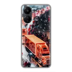 Чехлы на Новый Год Xiaomi POCO C65 (Кока Кола)
