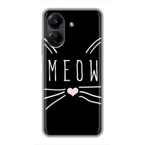 Бампер с изображением Котиков для Поко С65 (КОТИК MEOW)