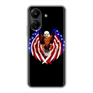 Чохол Прапор USA для Xiaomi POCO C65 (Крила США)