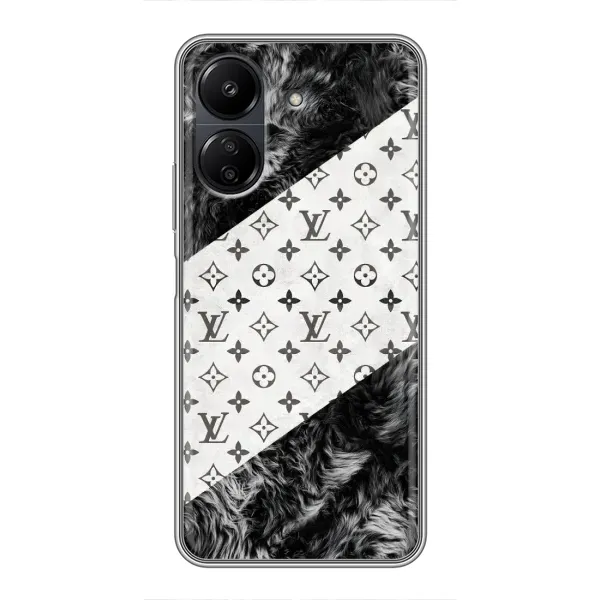Чехол с рисунком «LV на белом» для Xiaomi POCO C65