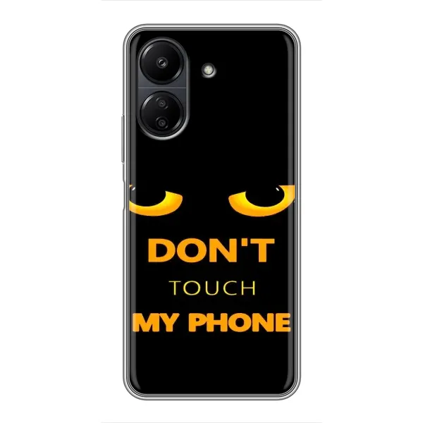 Чехол с рисунком «Не трогай мой телефон» для Xiaomi POCO C65 Чехол с рисунком «Не трогай мой телефон» для Xiaomi POCO C65
