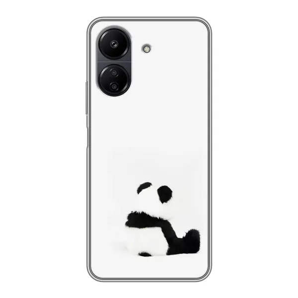 Чехол с рисунком «Панда обиделся» для Xiaomi POCO C65 Чехол с рисунком «Панда обиделся» для Xiaomi POCO C65