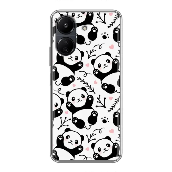Чехол с рисунком «Пандочки» для Xiaomi POCO C65 Чехол с рисунком «Пандочки» для Xiaomi POCO C65