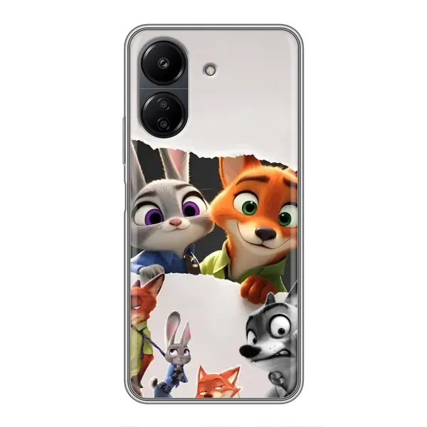 Чехол с рисунком «Персонажи Зоо» для Xiaomi POCO C65 Чехол с рисунком «Персонажи Зоо» для Xiaomi POCO C65