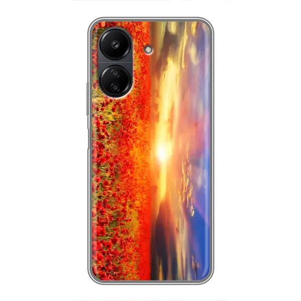 Чехол с рисунком «Поле тюльпанов» для Xiaomi POCO C65 Чехол с рисунком «Поле тюльпанов» для Xiaomi POCO C65