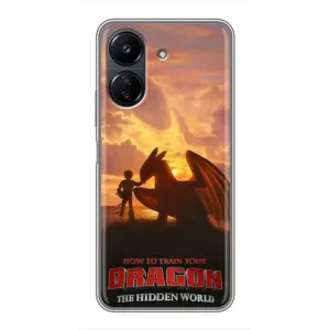 Чехол дракон Беззубик для Xiaomi POCO C65 (Постер Беззубика)