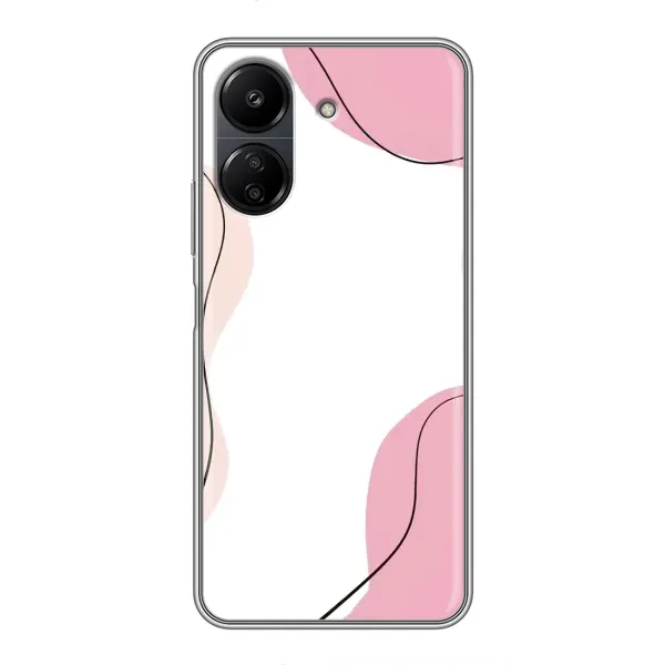 Чехол с рисунком «Розовый фон» для Xiaomi POCO C65 Чехол с рисунком «Розовый фон» для Xiaomi POCO C65