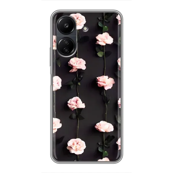 Чехол с рисунком «Розы» для Xiaomi POCO C65 Чехол с рисунком «Розы» для Xiaomi POCO C65