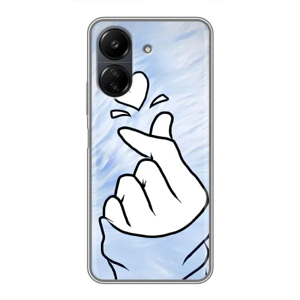 Чехол с рисунком «Сердечка знак» для Xiaomi POCO C65 Чехол с рисунком «Сердечка знак» для Xiaomi POCO C65