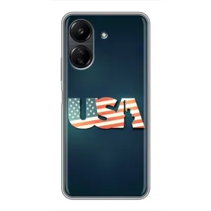 Чохол Прапор USA для Xiaomi POCO C65 (USA)