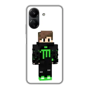 Чехлы для Xiaomi POCO C65 (Персонажи Майн Крафт)