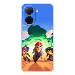Силиконовый Чехол на Xiaomi Poco C71 с картинкой Brawl Stars