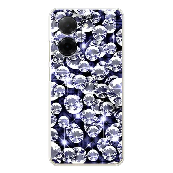 Чехол с рисунком «Бриллианты» для Xiaomi Poco C71