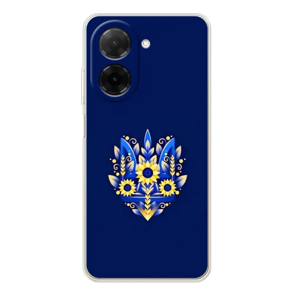 Чехол с рисунком «Цветущий Герб» для Xiaomi Poco C71