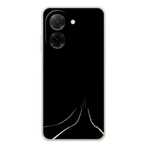 Чехол с картинками на черном фоне для Xiaomi Poco C71