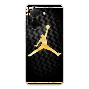 Силіконовый Чохол Nike Air Jordan на Поко С71 (Джордан 23)