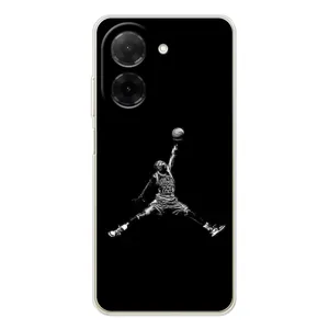Силіконовый Чохол Nike Air Jordan на Поко С71 (Джордан)