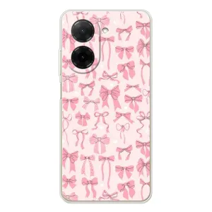 Чохол банти для Xiaomi Poco C71 (Фон бантики)