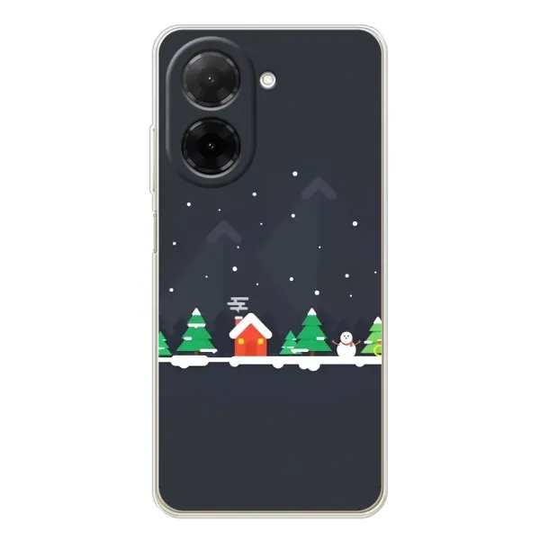Чехол с рисунком «Город зимний» для Xiaomi Poco C71 Чехол с рисунком «Город зимний» для Xiaomi Poco C71