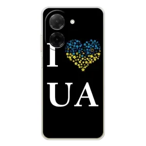 Силиконовый Чехол на Xiaomi Poco C71 (Я-Украина) (I Love UA)