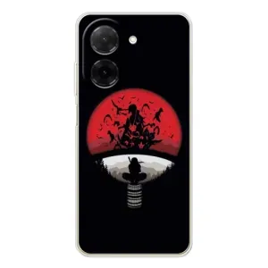 Чехлы с картинкой Итачи Учиха на Xiaomi Poco C71 (Итачи на черном)
