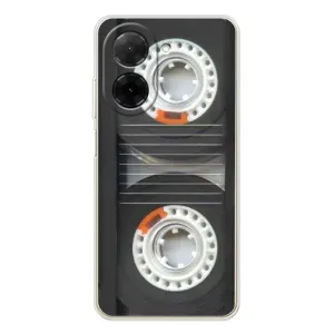 Чехол с Прикольным принтом на Xiaomi Poco C71 (Кассета магнитофона)