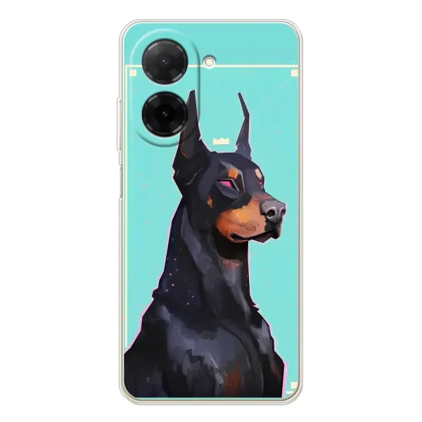 Чохол з малюнком «Король доберман» для Xiaomi Poco C71 Чохол з малюнком «Король доберман» для Xiaomi Poco C71