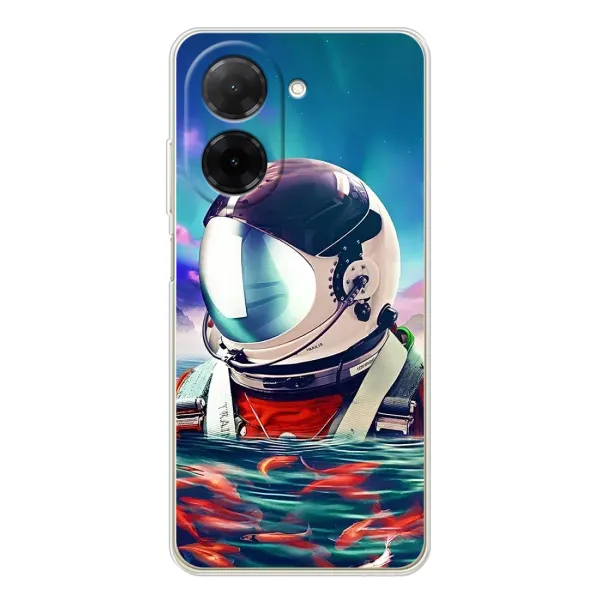 Чехол с рисунком «Космонавт в воде» для Xiaomi Poco C71 Чехол с рисунком «Космонавт в воде» для Xiaomi Poco C71