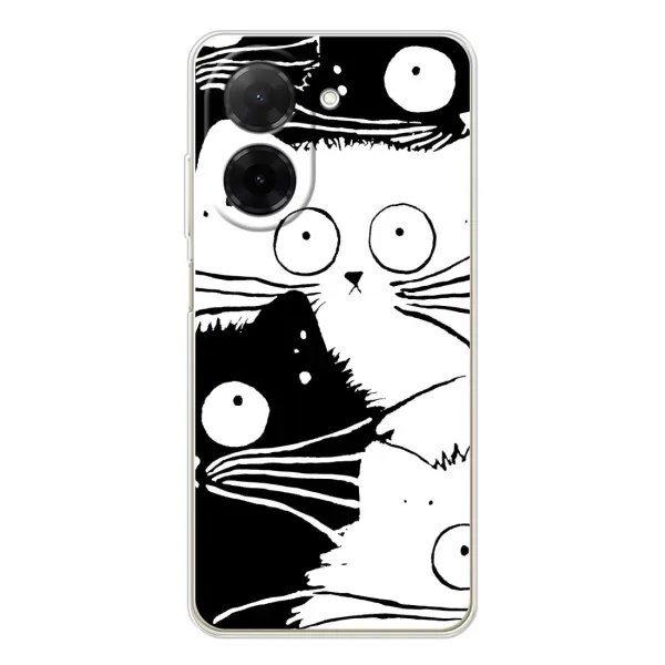 Чехол с рисунком «КОТИКИ» для Xiaomi Poco C71 Чехол с рисунком «КОТИКИ» для Xiaomi Poco C71