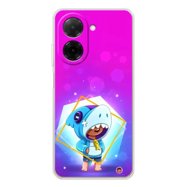 Чехол с рисунком «Леон в костюме Акулы» для Xiaomi Poco C71