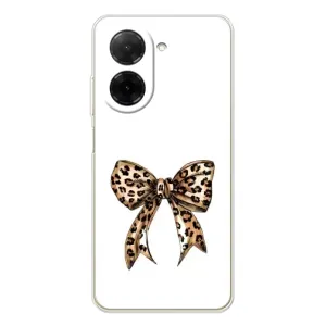 Чохол банти для Xiaomi Poco C71 (Леопардовий бант)