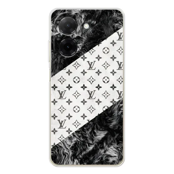 Чехол с рисунком «LV на белом» для Xiaomi Poco C71 Чехол с рисунком «LV на белом» для Xiaomi Poco C71