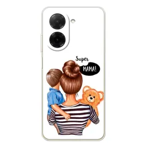 Чехлы для МАМЫ на Xiaomi Poco C71 (Мама и сын)