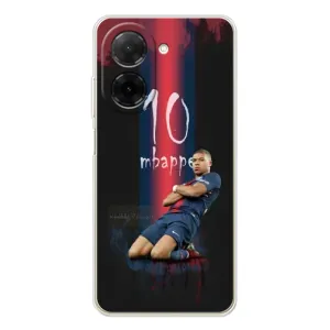 Чехол (TPU) с Футболистом на Xiaomi Poco C71 (MBAPPE 10)