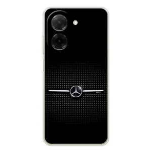 Силиконовый бампер с картинкой машины на Xiaomi Poco C71 (Mercedes)