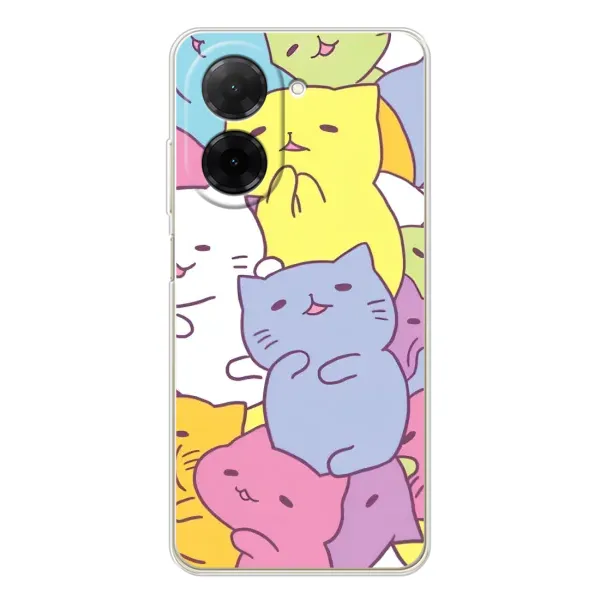 Чехол с рисунком «Милые котики» для Xiaomi Poco C71 Чехол с рисунком «Милые котики» для Xiaomi Poco C71
