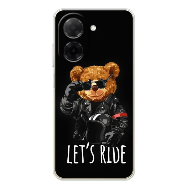 Чехол с рисунком «Модный Мишка» для Xiaomi Poco C71