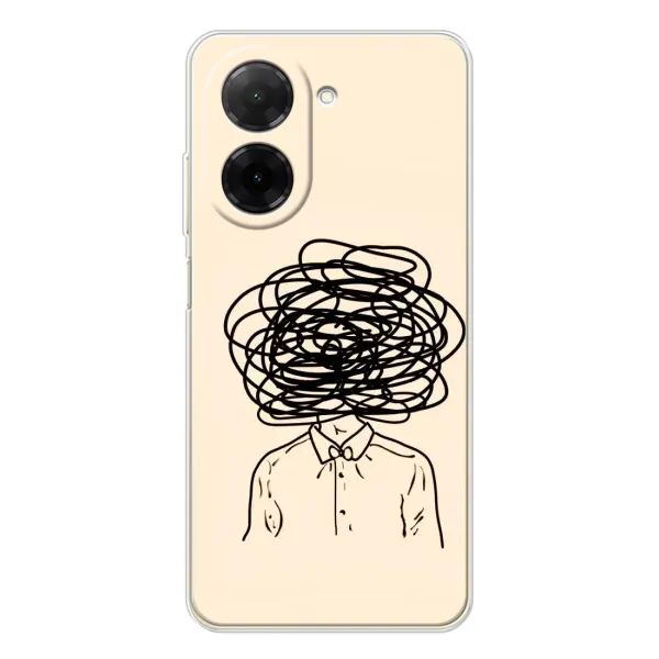 Чехол с рисунком «Мысли» для Xiaomi Poco C71