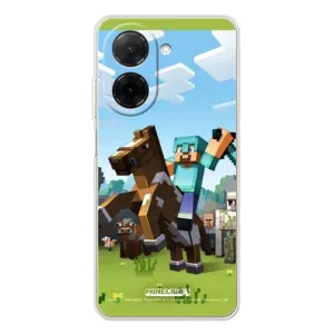 Чехлы для Xiaomi Poco C71 (Персонажи Майн Крафт)