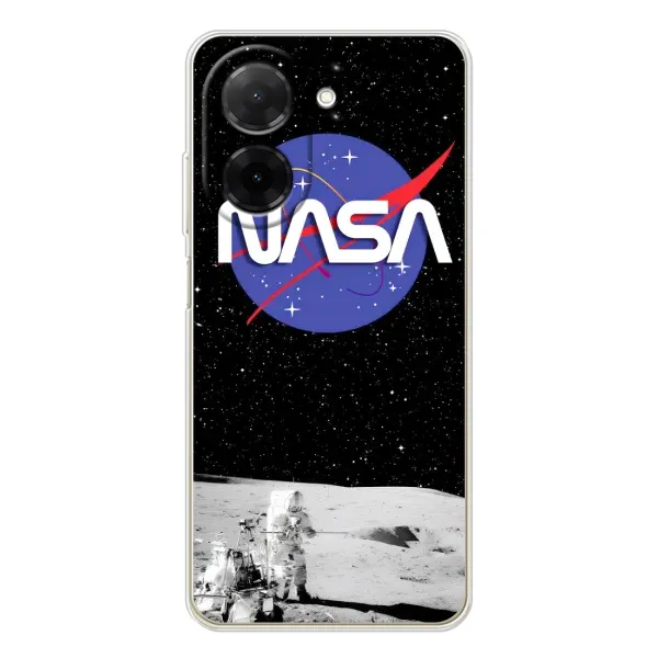 Чехол с рисунком «Nasa на луне» для Xiaomi Poco C71 Чехол с рисунком «Nasa на луне» для Xiaomi Poco C71