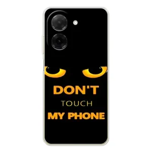 Чехол с Прикольным принтом на Xiaomi Poco C71 (Не трогай мой телефон)