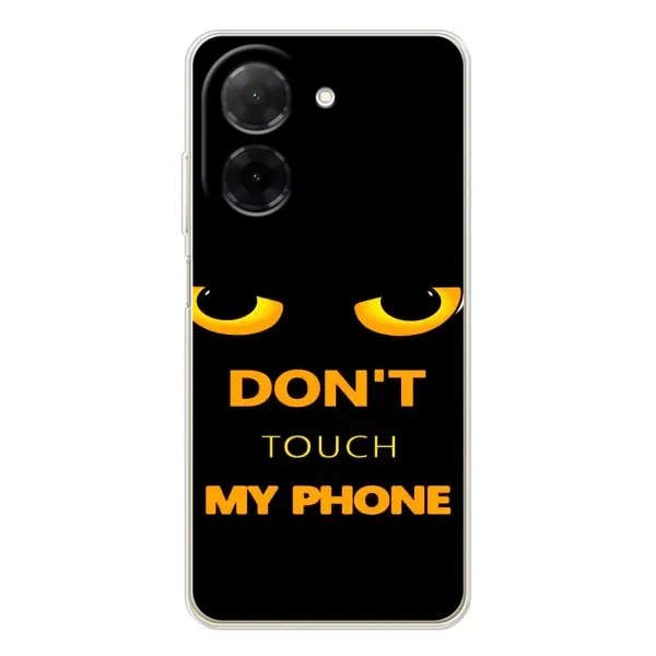 Чехол с рисунком «Не трогай мой телефон» для Xiaomi Poco C71