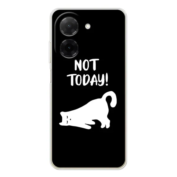 Чехол с рисунком «Not Today» для Xiaomi Poco C71 Чехол с рисунком «Not Today» для Xiaomi Poco C71