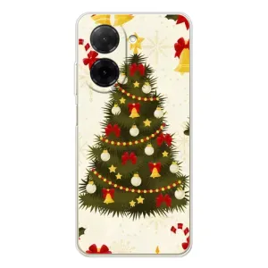 Чохол новорічна ялинка на Xiaomi Poco C71 (Новорічний принт)