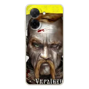 Чехол с картинкой (Патриотический КОЗАК) на Xiaomi Poco C71 (Одноглазый Козак)