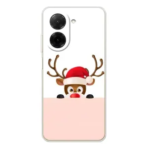 Чохол Санта Клаус для Xiaomi Poco C71 (Оленя)