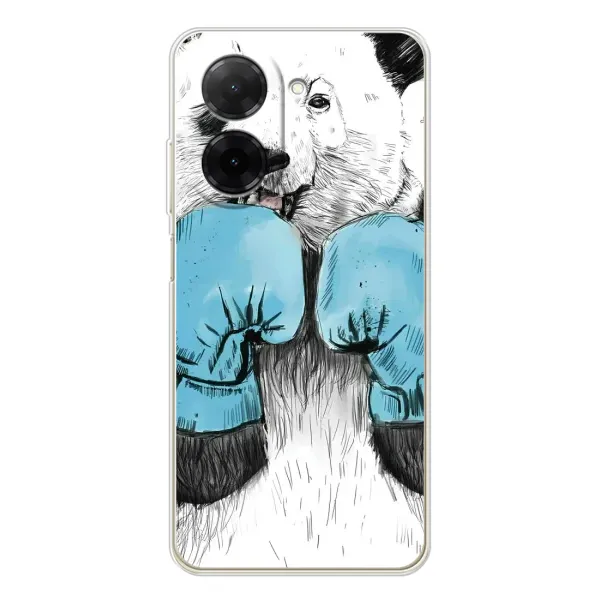 Чехол с рисунком «Панда боксер» для Xiaomi Poco C71 Чехол с рисунком «Панда боксер» для Xiaomi Poco C71